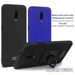 IMAK Matte Touch Cowboy PC Case for OnePlus 6T with Holder and Screen Sticker(Black) - Image 8
