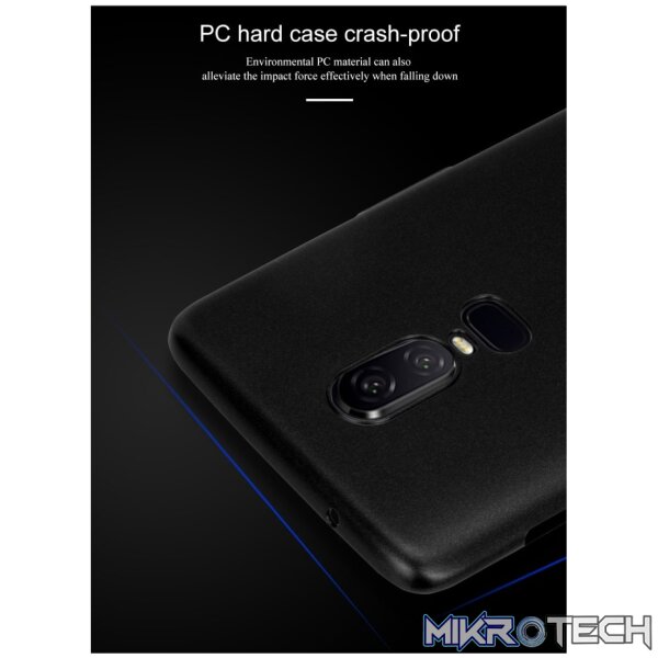 Lenuo Leshield Series PC Shockproof Case for OnePlus 6(Black) - Image 4