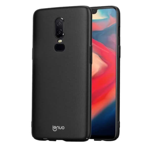 Lenuo Leshield Series PC Shockproof Case for OnePlus 6(Black)