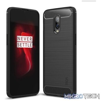 MOFI Brushed Texture Carbon Fiber TPU Case for OnePlus 6T