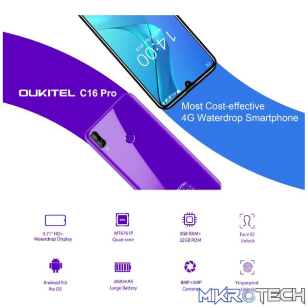 OUKITEL C16 Pro Smartphone - Image 10