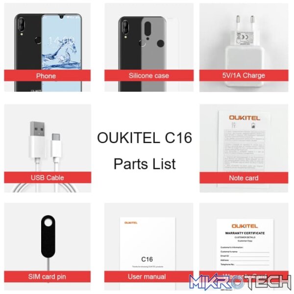 OUKITEL C16 Smartphone - Image 10
