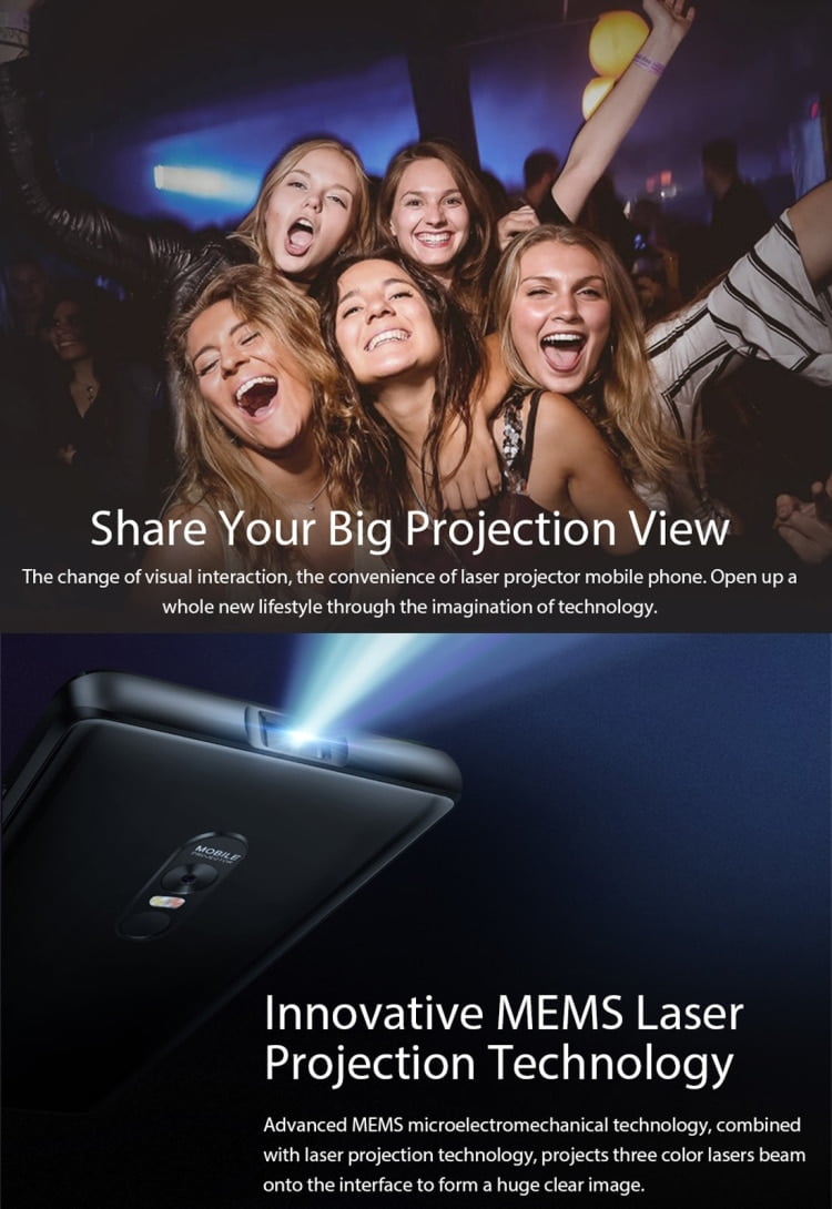 Blackview MAX1 - Laser Projector Smartphone