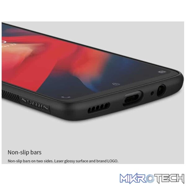 NILLKIN Anti-slip Texture PC Case for OnePlus 6 (Black) - Image 8