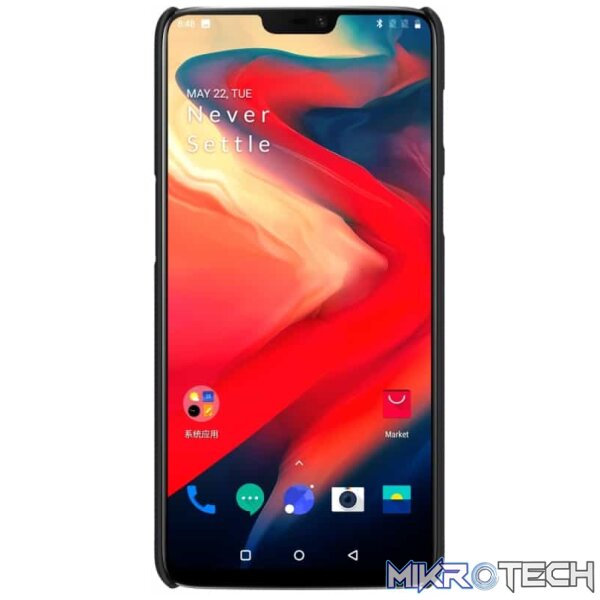 NILLKIN Frosted Concave-convex Texture PC Case for OnePlus 6 (Black) - Image 3