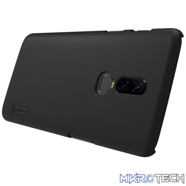NILLKIN Frosted Concave-convex Texture PC Case for OnePlus 6 (Black) - Image 4