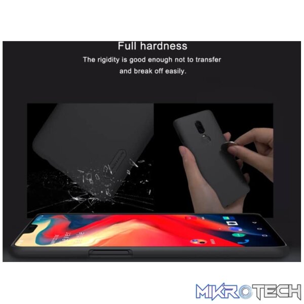 NILLKIN Frosted Concave-convex Texture PC Case for OnePlus 6 (Black) - Image 7