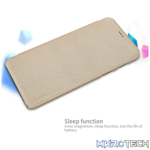 NILLKIN Frosted Texture Horizontal Flip Leather Case for OnePlus 6 (Gold) - Image 7
