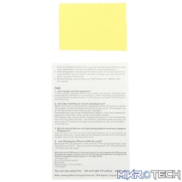 NJ-3D1688A DIY Virtual Reality Glasses - Image 5