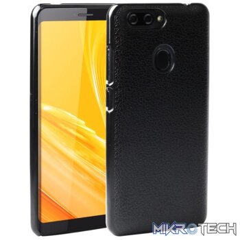 OCUBE Litchi Texture PC Protective Back Case for BLUBOO D6(Black)