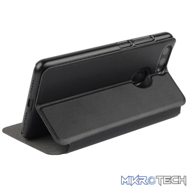 OCUBE Spring Texture Horizontal Flip Leather Case for BLUBOO D6 with Holder (Black) - Image 4