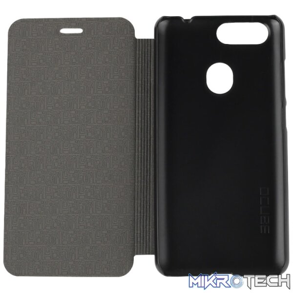 OCUBE Spring Texture Horizontal Flip Leather Case for BLUBOO D6 with Holder (Black) - Image 5