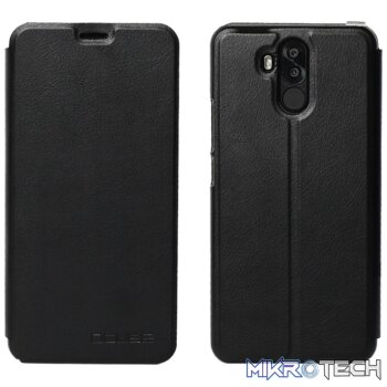 OCUBE Spring Texture Horizontal Flip Leather Case for OUKITEL K6, with Holder (Black)