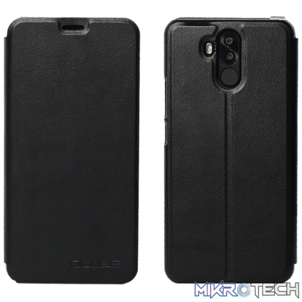 OCUBE Spring Texture Horizontal Flip Leather Case for OUKITEL K6 with Holder (Black) - Image 6