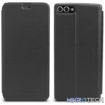 OCUBE for HOMTOM S9 Plus Spring Texture Horizontal Flip Leather Case with Holder(Black)