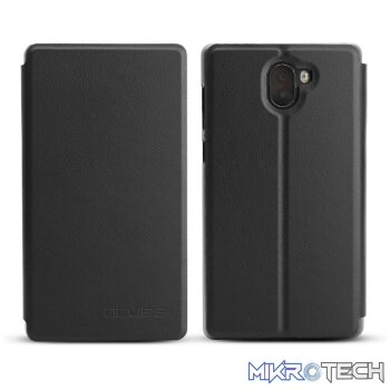 OCUBE for Leagoo Kiicaa Mix Spring Texture Horizontal Flip Leather Case with Holder(Black)