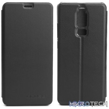OCUBE for Leagoo S8 Spring Texture Horizontal Flip Leather Case with Holder (Black)