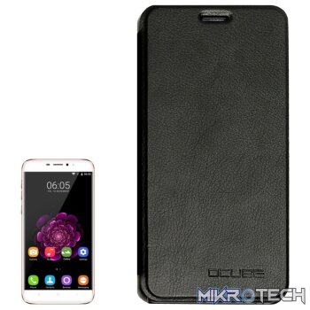 OCUBE for OUKITEL U20 Plus Spring Texture Horizontal Flip Leather Case with Holder (Black)