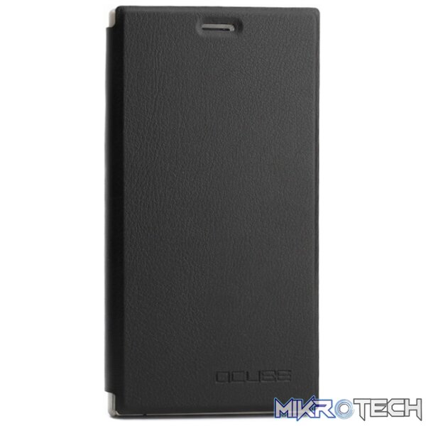 OCUBE for Oukitel K3 Spring Texture Horizontal Flip Leather Case with Holder(Black) - Image 2