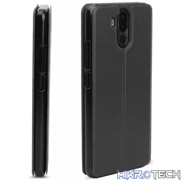 OCUBE for Ulefone Power 3 Spring Texture Horizontal Flip Leather Case with Holder (Black) - Image 3