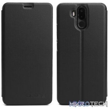 OCUBE for Ulefone Power 3 Spring Texture Horizontal Flip Leather Case with Holder (Black)
