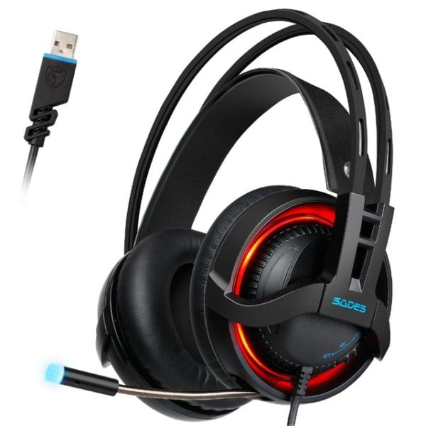 Sades R2 - 7.1 Channel Gaming Headphones with Mic