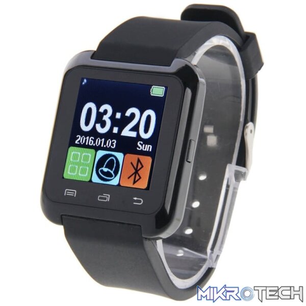 Support Phone Call / Music / Pedometer / Sleep Monitor / Anti-lost(Black)