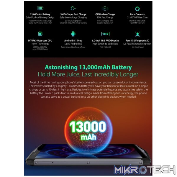 Ulefone Power 5 - Image 7