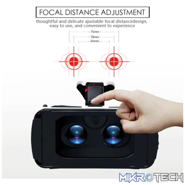 VR CASE RK-6TH Virtual Reality Glasses with Bluetooth Remote Control - Image 2