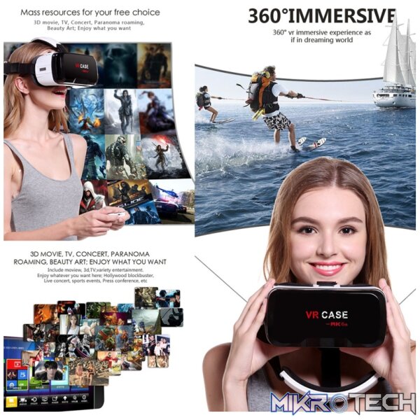 VR CASE RK-6TH Virtual Reality Glasses with Bluetooth Remote Control - Image 15