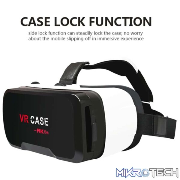 VR CASE RK-6TH Virtual Reality Glasses with Bluetooth Remote Control - Image 3