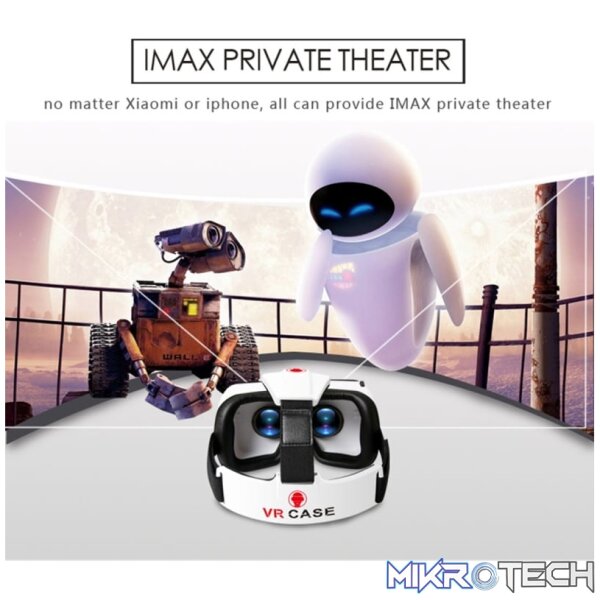 VR CASE RK-6TH Virtual Reality Glasses with Bluetooth Remote Control - Image 7