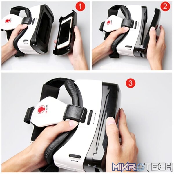 VR CASE RK-6TH Virtual Reality Glasses with Bluetooth Remote Control - Image 9