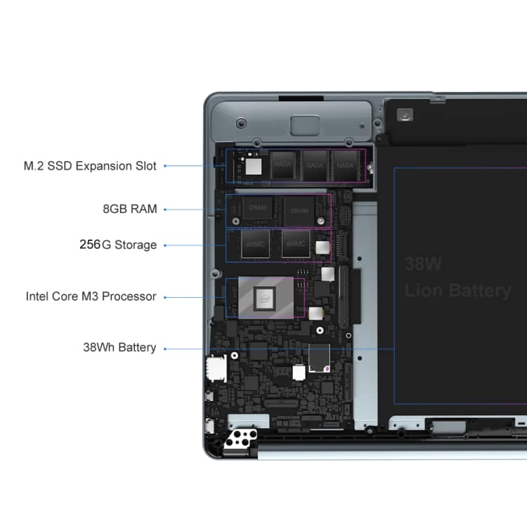 Chuwi AeroBook - 13.3 Inch Windows Tablet