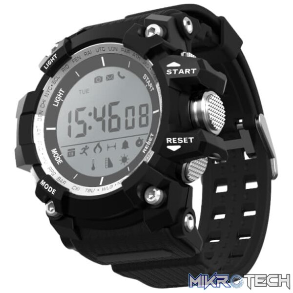 Support Pedometer / Calls to Remind / Sleep Monitoring / Remote Capture / Altitude / Air Pressure / Temperature / UV Monitor(Black)