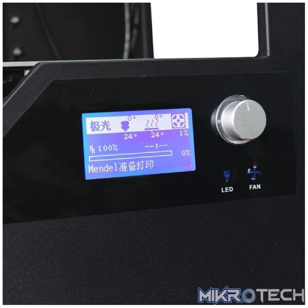 Z-603S 3D Desktop High Precision Metal Frame Three-Dimensional Physical Printer Recommended use 1.75mm printing supplies(Black) - Image 5