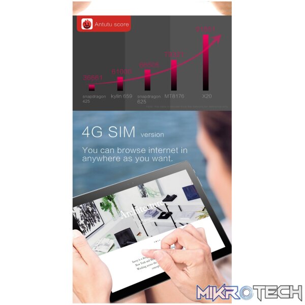 VOYO I8 Max - 10.1 Inch Android Tablet - Image 13
