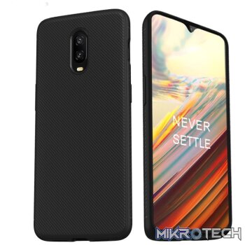 lenuo Leshen Series Stripe Texture TPU Case for OnePlus 6T(Black)