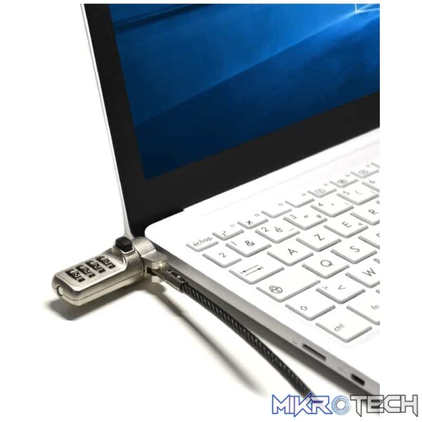 Port Connect 1.8m Wedge Combination Cable Lock - Image 3