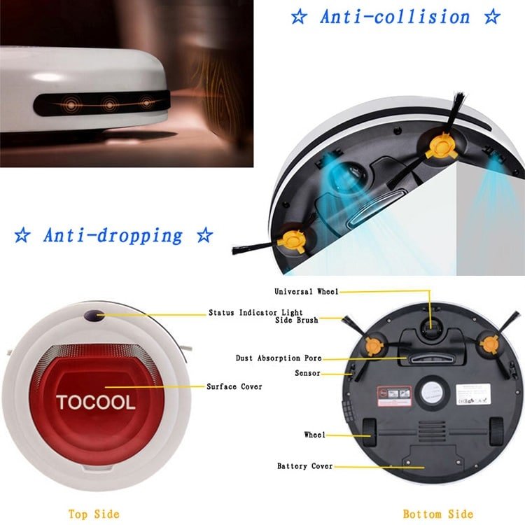 TOCOOL TC-350 Smart Vacuum Cleaner