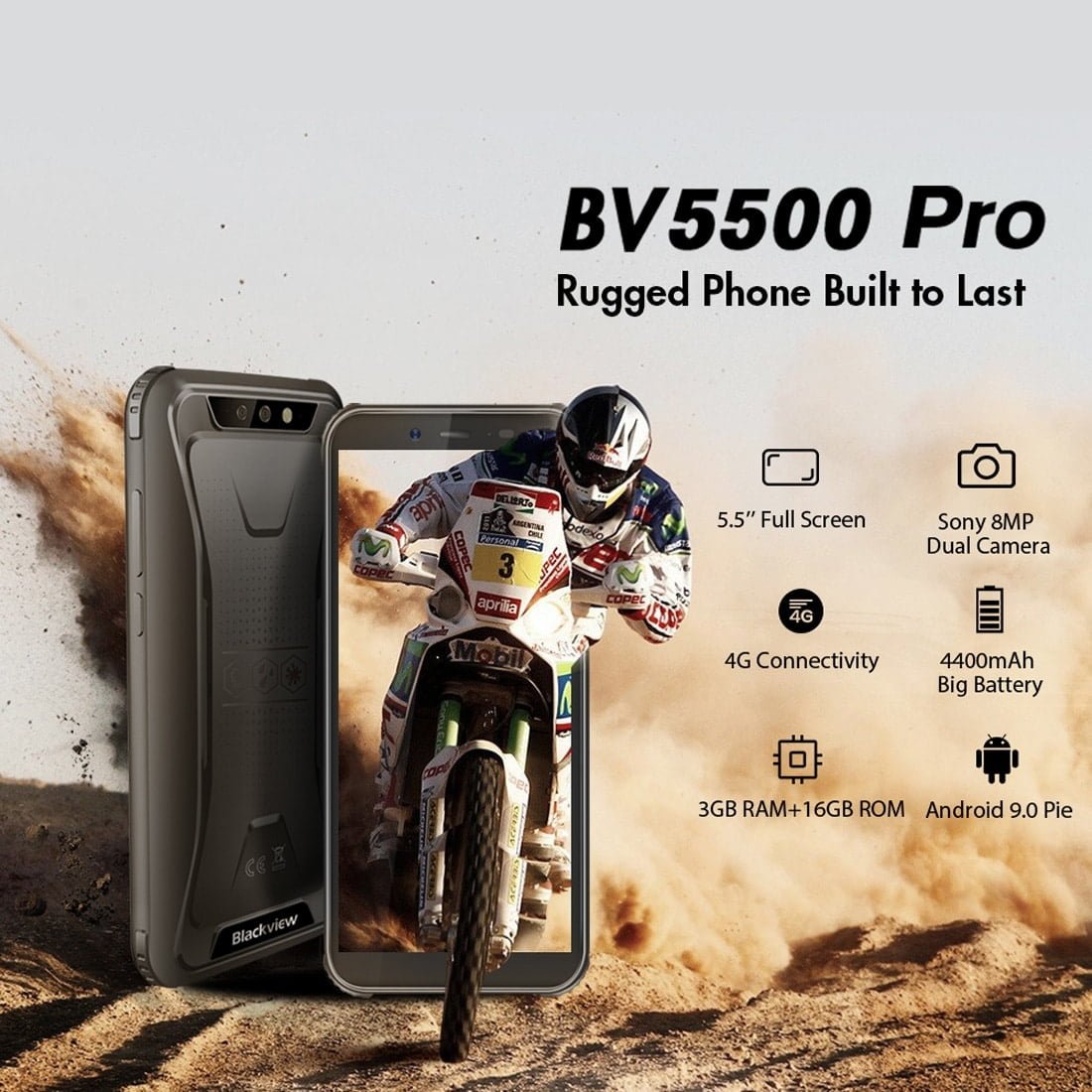 BlackView BV5500 Pro Rugged Smartphone