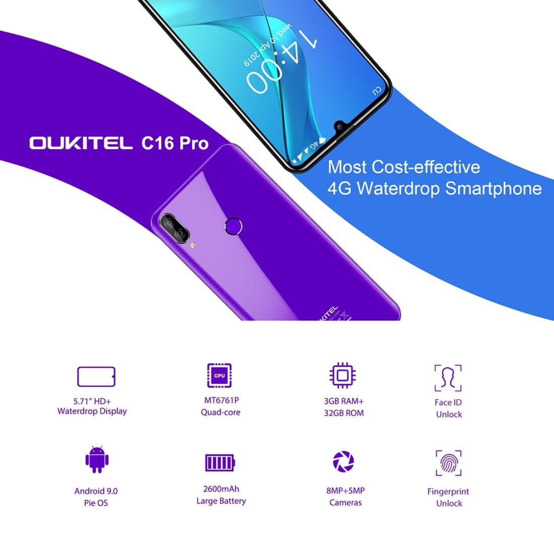 OUKITEL C16 Pro Smartphone