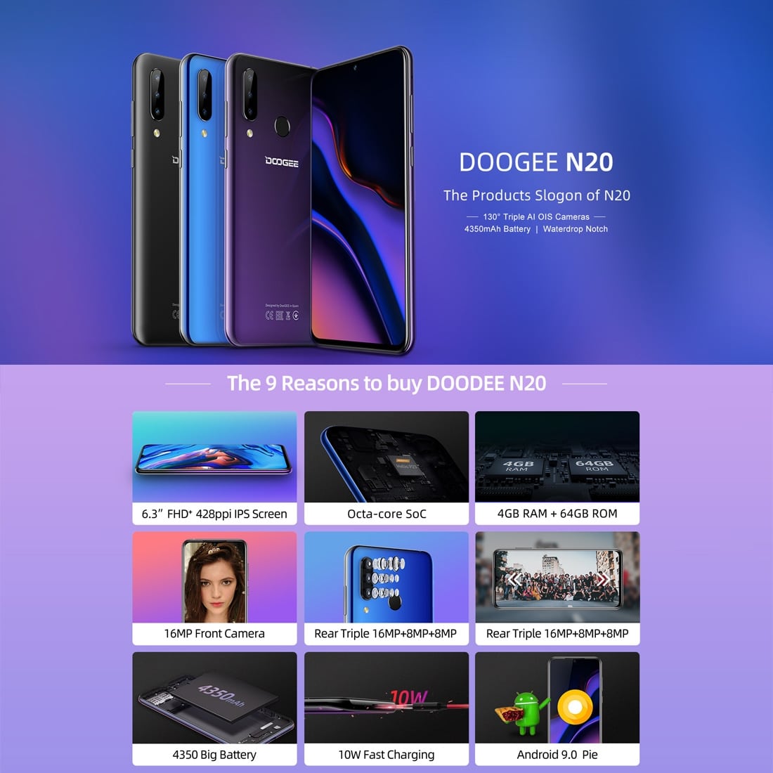 Doogee N20 Smartphone