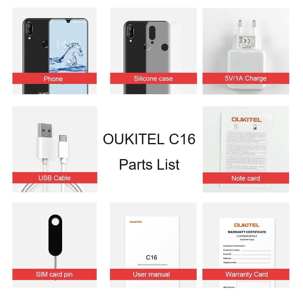 OUKITEL C16 Smartphone