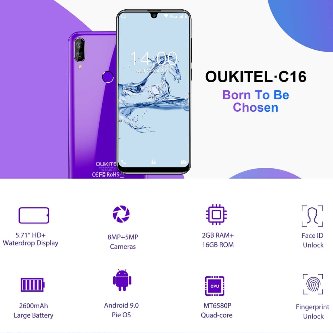 OUKITEL C16 Smartphone