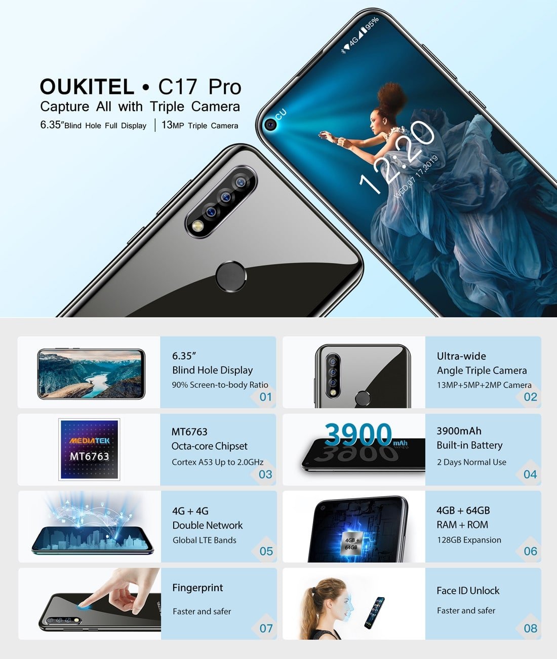 OUKITEL C17 Pro Smartphone