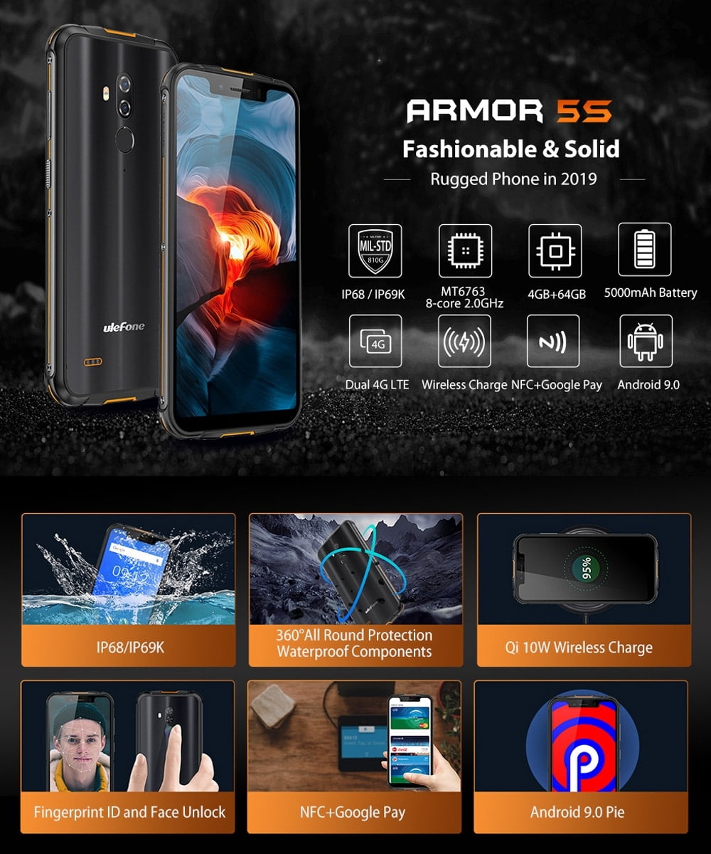 Ulefone Armor 5S Rugged Smartphone