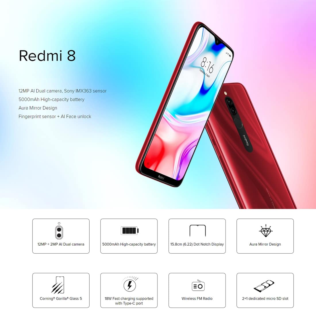 Xiaomi Redmi 8 Smartphone
