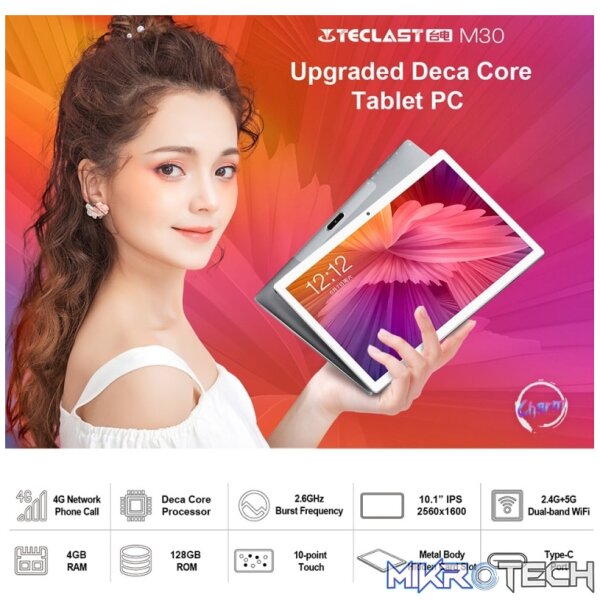 Teclast M30 4G Calling Tablet - Image 7