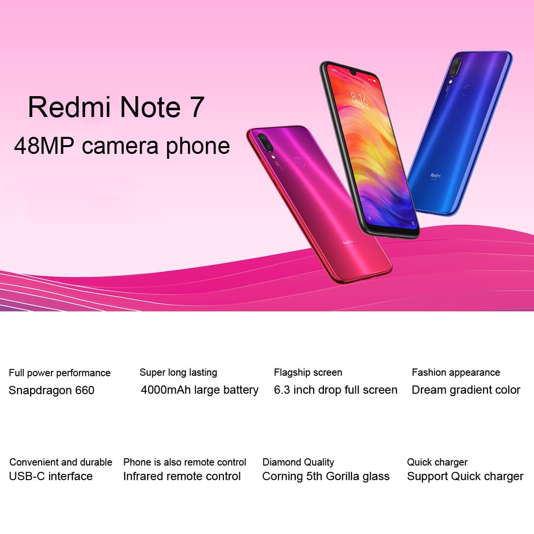 Xiaomi Redmi Note 7 Smartphone